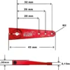 Palonniers 1-Arm 25T 32/26/20mm 1.25" M2 Aluminium