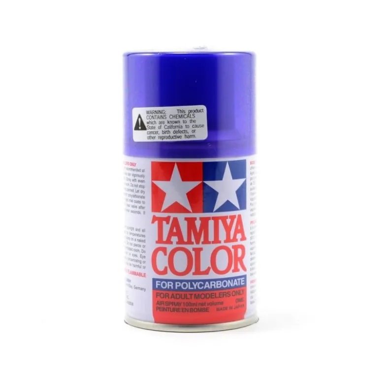 Peinture aérosol 100ml pour LEXAN Tamiya PS45 violet translucide