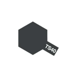 PEINTURE TAMIYA TS40 NOIR METALLISE