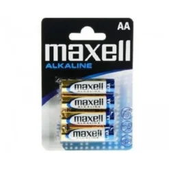 Piles alcalines LR6 MAXELL - Blister de 4
