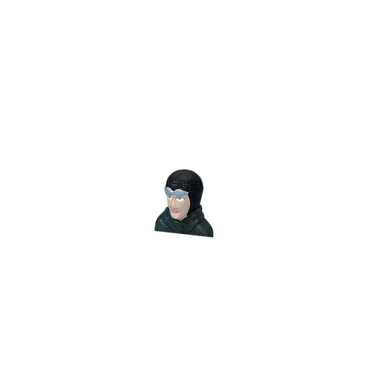 PILOTE CASQUE CUIR 1/8