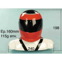 PILOTE INTEGRAL 1:2,5 - JAUNE - NOIR - ARGENT