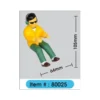 Pilote peint Civilian avec Head set H224mm l175mm 209g Phoenix Model