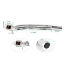Pipe 50/60CC avec prise fumigène EME