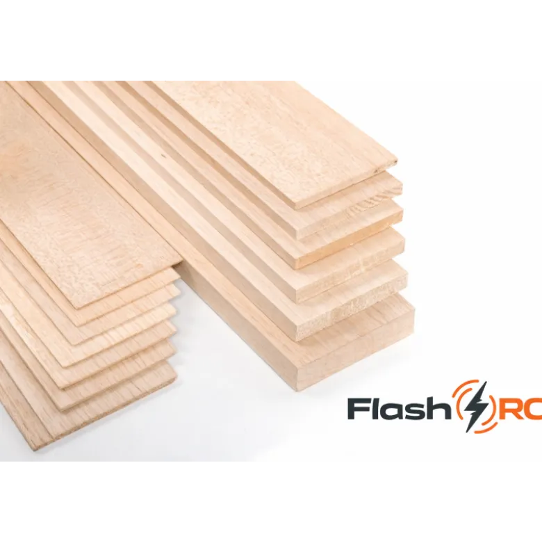 Planche balsa Eco 30/10 (ep.3mm) FLASH RC