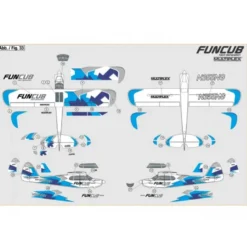 Planche de décoration FunCub NG bleu A und B Multiplex