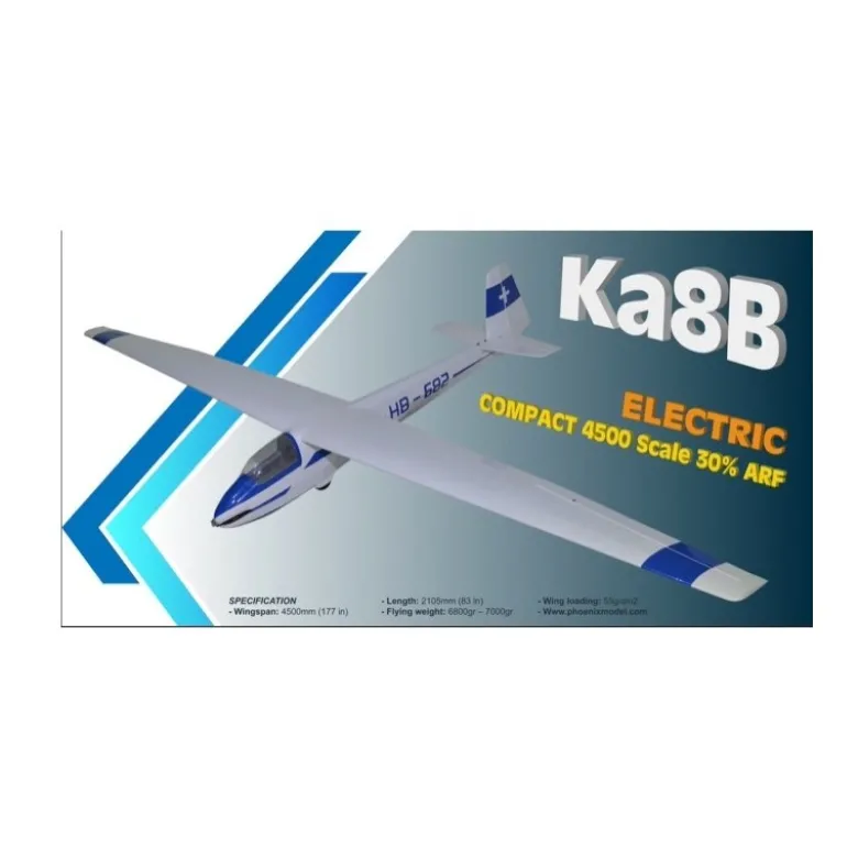 Planeur Phoneix Model KA 8B 4500 env. 4.5m