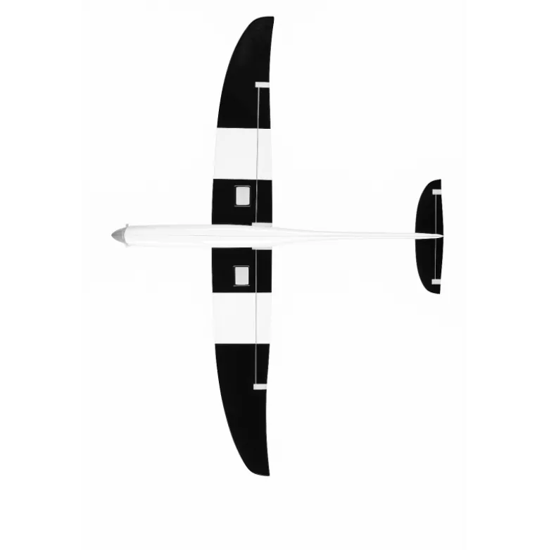 Planeur Vortrix "Mini" glider Topmodel Blanc, Vert, Bleu Rose, env. 1m