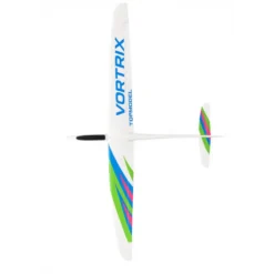 Planeur Vortrix Topmodel Blanc, Vert, Bleu Rose, env. 1,5m