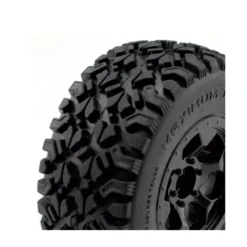 pneus OPTIMO Short Course montes colles sur jantes noires Hex.12mm