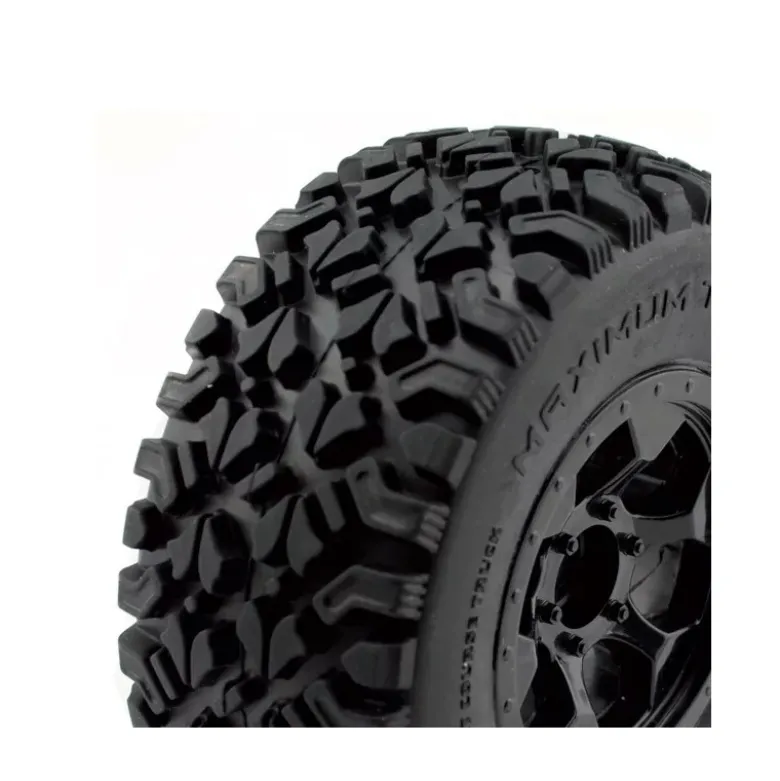 pneus OPTIMO Short Course montes colles sur jantes noires Hex.12mm