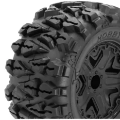 Pneus TERRAMAX montes colles sur jante noires 140/73 Hex.12mm