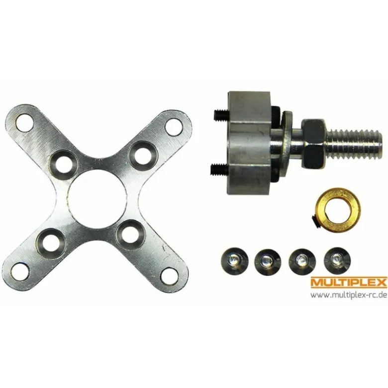 Porte hélice et croix fixation Multiplex ROXXY BL D35
