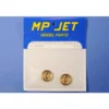 POULIE LAITON Ø12, alésage Ø2mm 2pcs