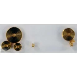 POULIE LAITON Ø2,5, alésage Ø1mm 2pcs
