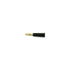 Prise banane 4mm noire dorée haute qualité Muldental