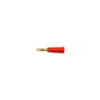 Prise banane 4mm rouge dorée haute qualité Muldental