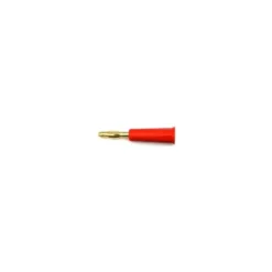 Prise banane 4mm rouge dorée haute qualité Muldental