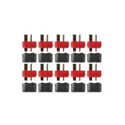 Prise Deans Male avec capuchon (10 pcs) Amass
