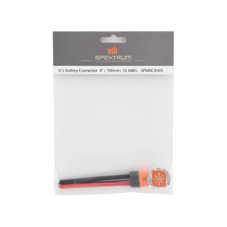 Prise IC5 femelle Spektrum sur cable 10cm 10AWG