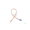 Prise JR male 30cm 0,14mm² Silicone Prise bleue Muldental
