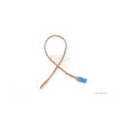 Prise JR male 30cm 0,14mm² Silicone Prise bleue Muldental
