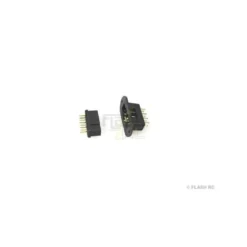 Prise MPX noire avec support 8 pins M/F (1 paire) Muldental