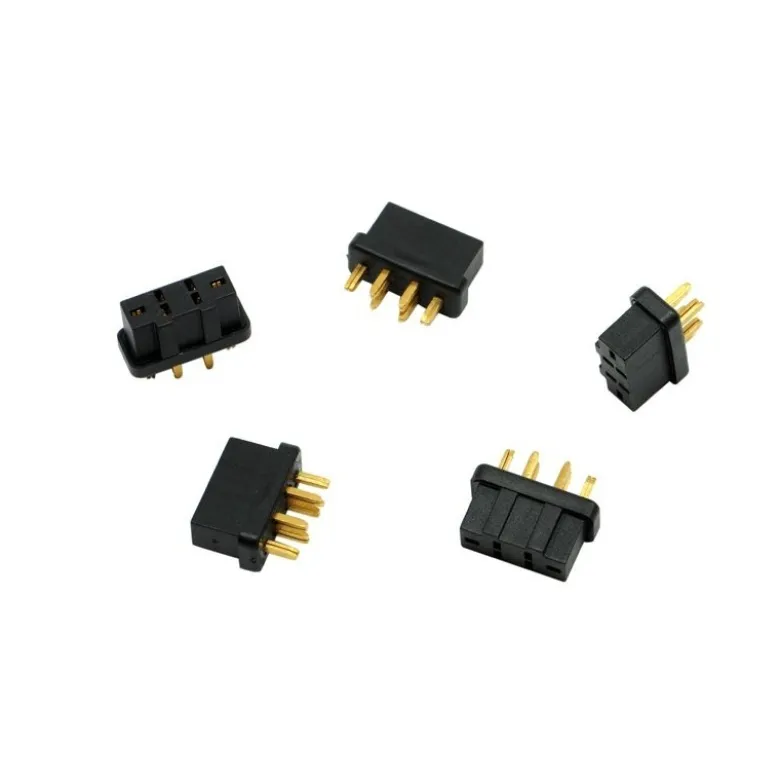 Prise MPX 6 pins noires femelle (5 pcs) - Emcotec