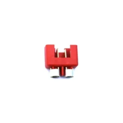 Prise MPX 6 pins rouge male haute puissance + anneau (1pc) Muldental
