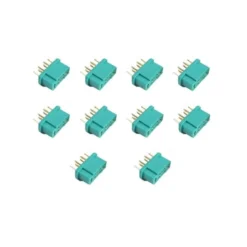 Prise MPX 6 pins verte femelle (10pcs) Beez2B
