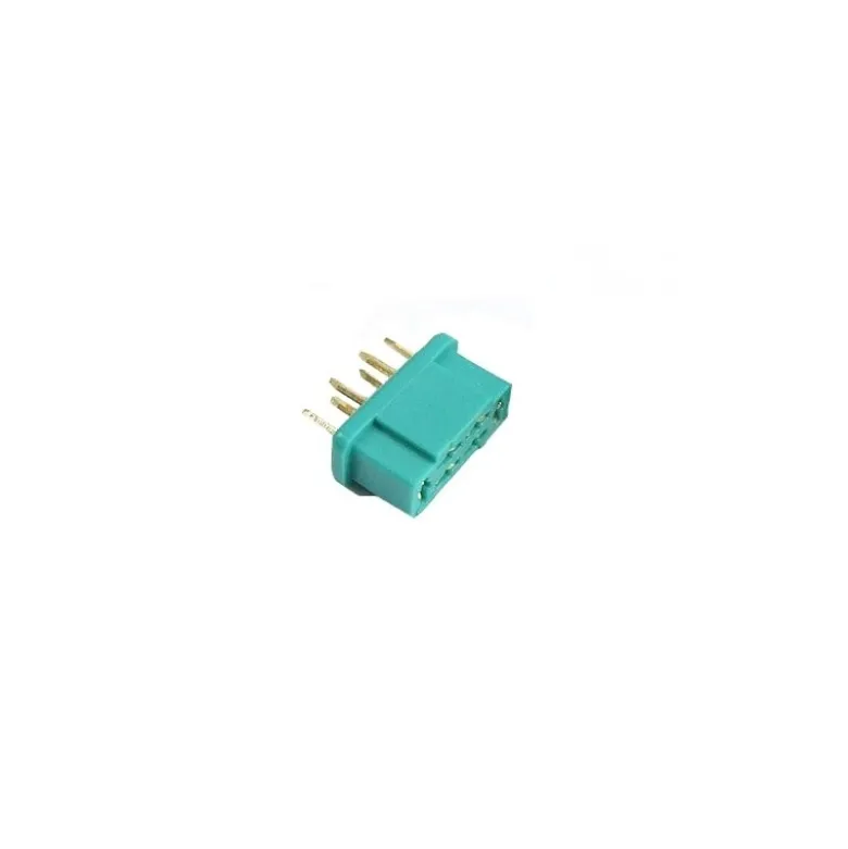 Prise MPX 6 pins verte femelle (1 pc) Muldental