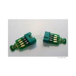 Prise MPX 8 pins verte M/F + platines (2 paires)