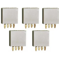 Prise MULTIPLEX grise femelle 4 broches (5pcs)