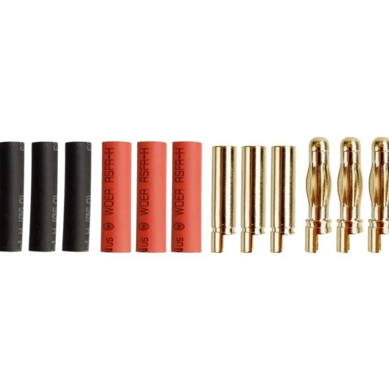 Prise OR PK 4mm M/F (3 paires) - Yuki Model