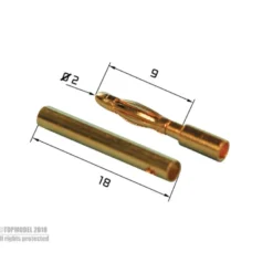 PRISE PK 2 mm 2 paires