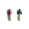 Prise PK 5 mm racing avec bouchon de protection rouge et noir