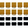 Prises XT60 L male avec capuchon sur platine(10 pcs)