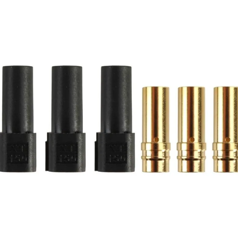 Prise XT150 femelle boîtier noir (3 pcs)