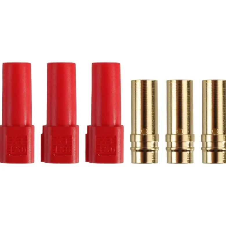 Prise XT150 femelle boîtier rouge (3 pcs)