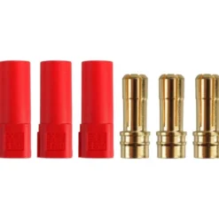 Prise XT150 male boîtier rouge (3 pcs)
