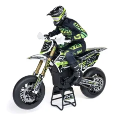 1/4 Promoto-SM FXR Supermoto RTR avec chargeur et batterie Blanche Losi