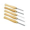 Proxxon Jeu de 5 outils de tournage en acier HSS, en coffret bois