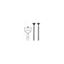 Proxxon Pointes de meules carb sicilium , 2pièces
