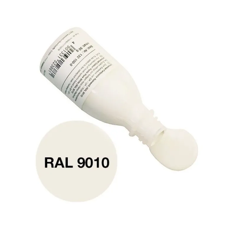 Pâte époxy colorante blanc pur (RAL 9010) 50g R&G