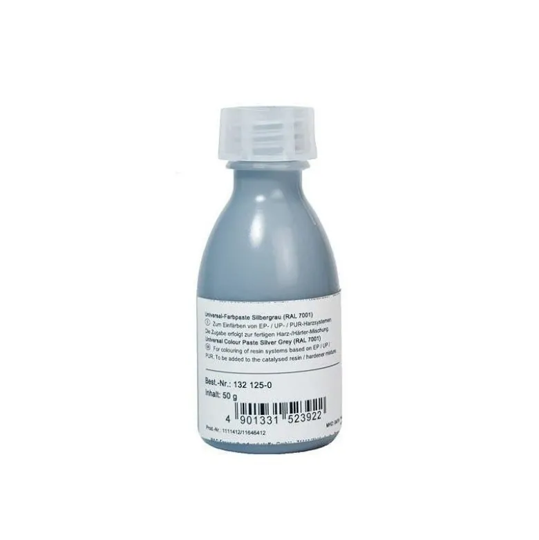 Pâte époxy colorante gris (RAL 7001) 50g R&G