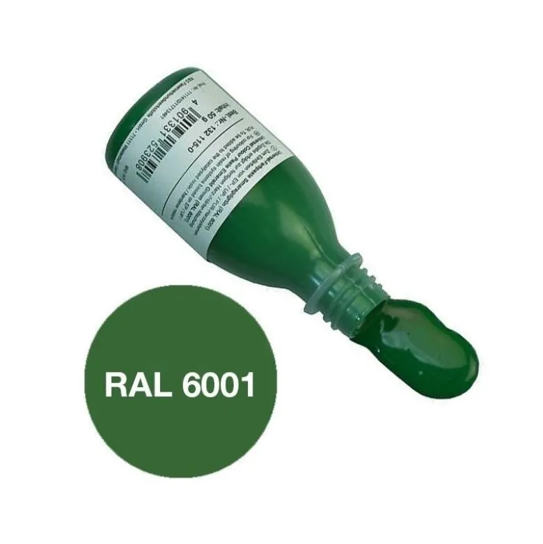 Pâte époxy colorante vert émeraude (RAL 6001) 50g R&G