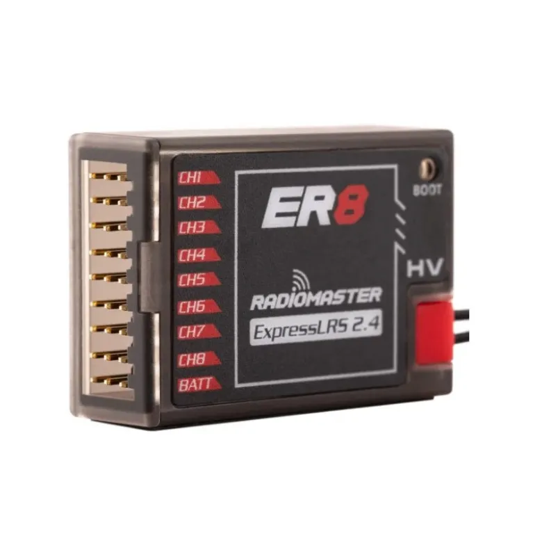 RadioMaster Récepteur ER8 2,4 GHz PWM ExpressLRS 8 canaux