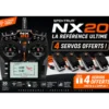 Radio NX20 Spektrum DSMX 2.4GHz + 4 servos A6030 offerts