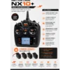 Radio NX10+ 20 Voies Spektrum DSMX 2,4GHz + 4 servos A6030 offerts