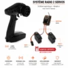 Radio SLT3 Spektrum 2.4GHZ + SR315 + 2 servos A6030 offerts